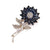 Fashion Pin Flower Crystal Women'S Brooches