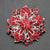 Fashion Pin Flower Rhinestone Women'S Brooches