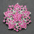 Fashion Pin Flower Rhinestone Women'S Brooches