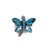 Fashion Pin Four Leaf Clover Butterfly Alloy Inlay Rhinestones Women'S Brooches