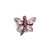 Fashion Pin Four Leaf Clover Butterfly Alloy Inlay Rhinestones Women'S Brooches