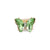 Fashion Pin Four Leaf Clover Butterfly Alloy Inlay Rhinestones Women'S Brooches