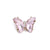 Fashion Pin Four Leaf Clover Butterfly Alloy Inlay Rhinestones Women'S Brooches