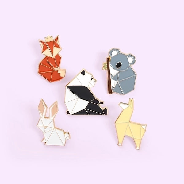 Fashion Pin Fox Alloy Plating Unisex Brooches