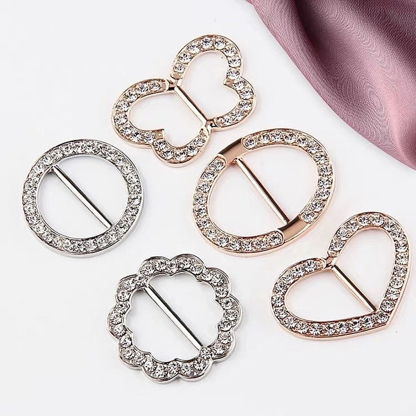 Fashion Pin Geometric Alloy Plating Artificial Rhinestones Women'S Brooches