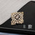 Fashion Pin Geometric Alloy Plating Rhinestones Pearl Unisex Brooches