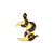 Fashion Pin Geometric Snake Alloy Stoving Varnish Unisex Brooches