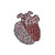 Fashion Pin Heart Alloy Plating Unisex Brooches