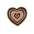 Fashion Pin Heart Shape Alloy Plating Unisex Brooches