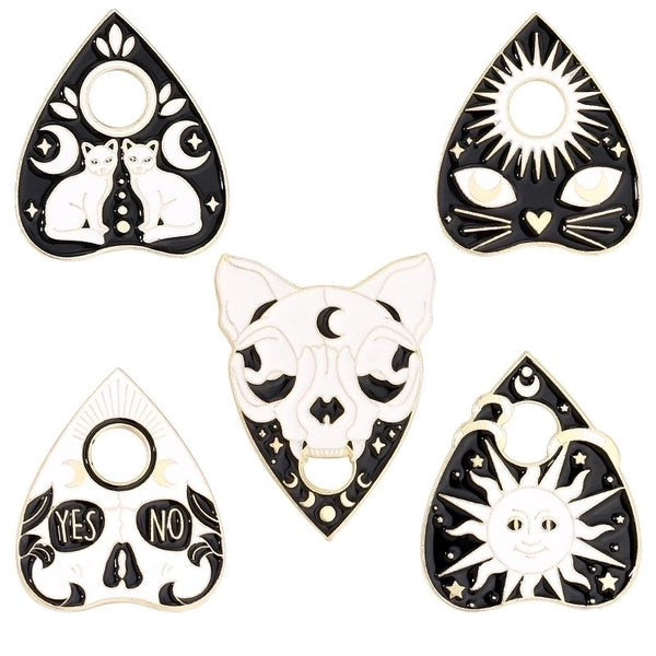 Fashion Pin Heart Shape Alloy Stoving Varnish Metal Unisex Brooches