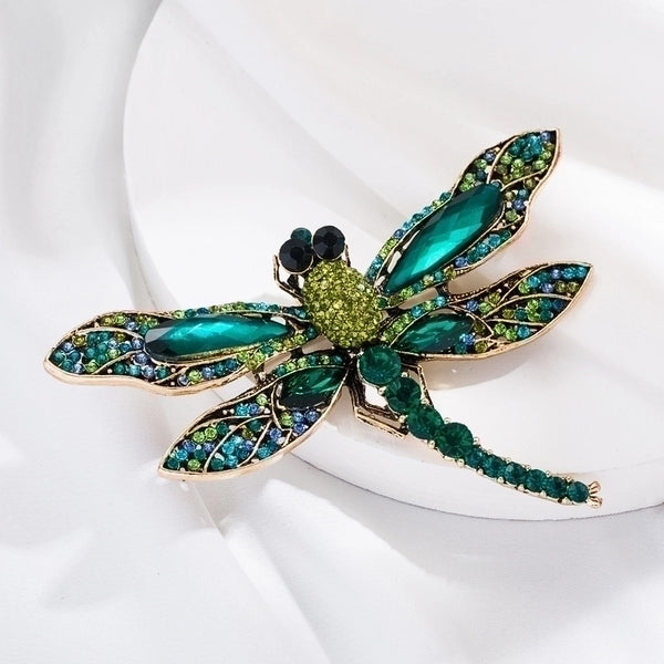 Fashion Pin Insect Alloy Diamond Artificial Gemstones Women'S Brooches