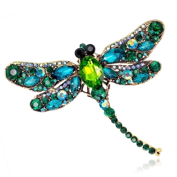 Fashion Pin Insect Alloy Rhinestones Women'S Brooches