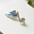 Fashion Pin Leaf Flower Alloy Plating Inlay Rhinestones Pearl Women'S Brooches 1 Piece