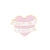 Fashion Pin Letter Heart Shape Alloy Stoving Varnish Women'S Brooches