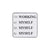 Fashion Pin Letter Square Alloy Stoving Varnish Unisex Brooches