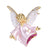 Fashion Pin Little Angel Alloy Rhinestone Enamel Women'S Brooches