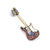 Fashion Pin Musical Instrument Alloy Rhinestone Women'S Brooches