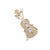 Fashion Pin Musical Instrument Alloy Rhinestone Women'S Brooches