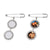 Fashion Pin Oval Alloy Pearl Women'S Brooches