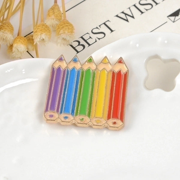 Fashion Pin Pencil Alloy Plating Unisex Brooches