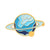 Fashion Pin Planet Alloy Plating Unisex Brooches