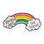 Fashion Pin Rainbow Alloy Stoving Varnish Unisex Brooches