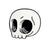 Fashion Pin Skull Alloy Stoving Varnish Unisex Brooches