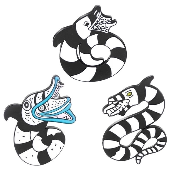 Fashion Pin Snake Alloy Enamel Unisex Brooches