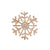 Fashion Pin Snowflake Alloy Plating Diamond Artificial Gemstones Unisex Brooches