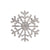 Fashion Pin Snowflake Alloy Plating Diamond Artificial Gemstones Unisex Brooches