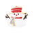 Fashion Pin Snowman Elk Alloy Rhinestones Women'S Brooches