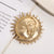 Fashion Pin Sun Moon Alloy Inlay Artificial Gemstones Pearl Unisex Brooches