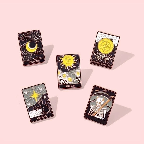 Fashion Pin Sun Moon Alloy Plating Unisex Brooches