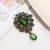 Fashion Pin Water Droplets Alloy Inlay Artificial Gemstones Women'S Brooches