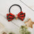 Fashion Plaid Bow Knot Cloth Hair Clip Hair Tie