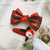 Fashion Plaid Bow Knot Cloth Hair Clip Hair Tie