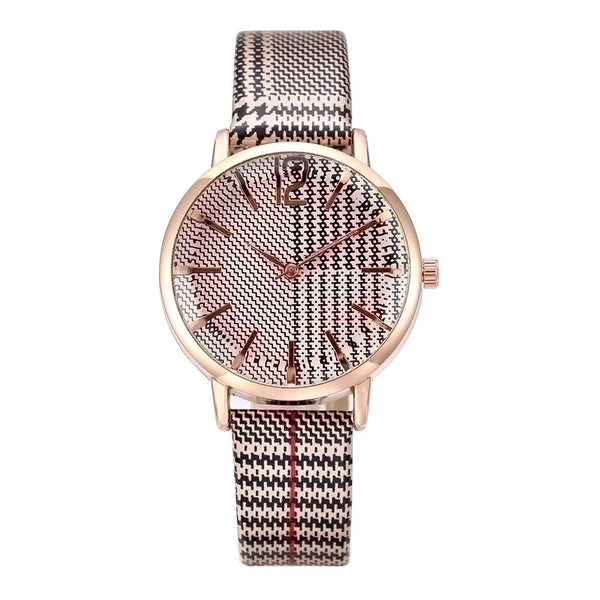 Fashion Plaid Design Ladies Belt Watch Polygonal Angular Glass Mirror Quartz Casual Wrist Watch Wholesale