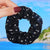 Fashion Plaid Polka Dots Cloth Printing Hair Tie 1 Piece