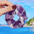 Fashion Plaid Polka Dots Cloth Printing Hair Tie 1 Piece