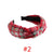 Fashion Plaid Snowflake Cloth Hair Band 1 Piece