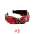 Fashion Plaid Snowflake Cloth Hair Band 1 Piece