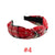 Fashion Plaid Snowflake Cloth Hair Band 1 Piece