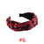 Fashion Plaid Snowflake Cloth Hair Band 1 Piece