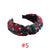 Fashion Plaid Snowflake Cloth Hair Band 1 Piece