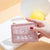 Fashion Plaid Solid Color Square Zipper Small Wallet Clutch Bag