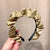 Fashion Pleated Satin Headband 2022 New Simple Solid Color Headband