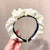 Fashion Pleated Satin Headband 2022 New Simple Solid Color Headband