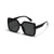 Fashion Polygonal Trend Contrast Color Sunglasses Wholesale