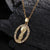 Fashion Portrait Copper Inlay Zircon Pendant Necklace 1 Piece