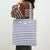 Fashion Printing Contrast Color Fabric Double-sided Cotton Linen Pocket Handbag Wholesale